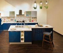 Island modular kitchen design