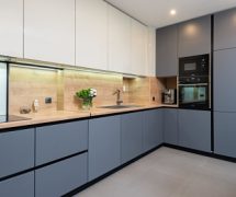 L shape Modular Kitchen Design