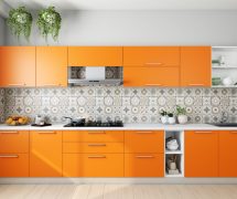 Straight Modular Kitchen Design