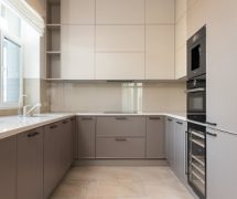 U shape modular kitchen design
